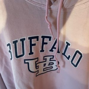 University of Buffalo pink hoodie size large